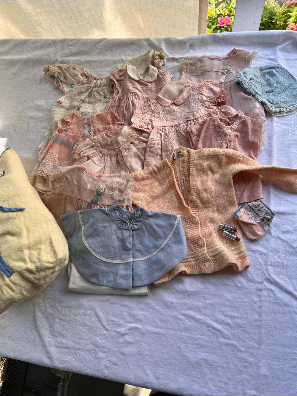 Antique Baby Doll Clothing & Accessories Bundle - Picture 2 of 11
